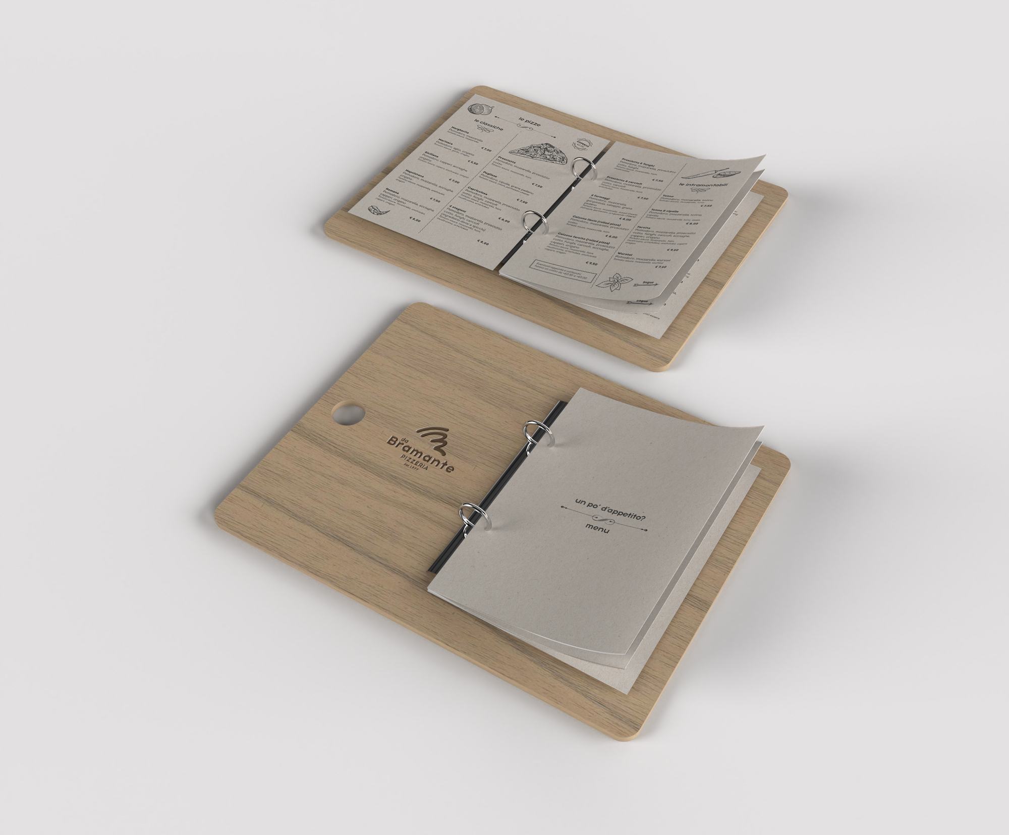 Da Bramante pizzeria - graphics