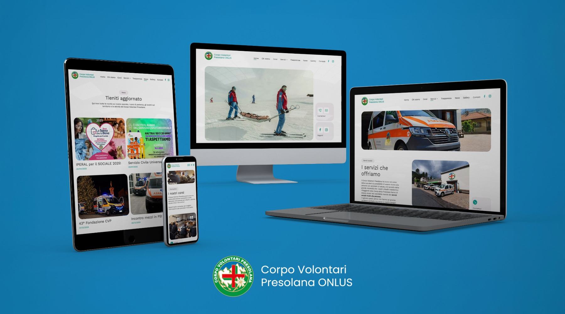 Corpo Volontari Presolana - website