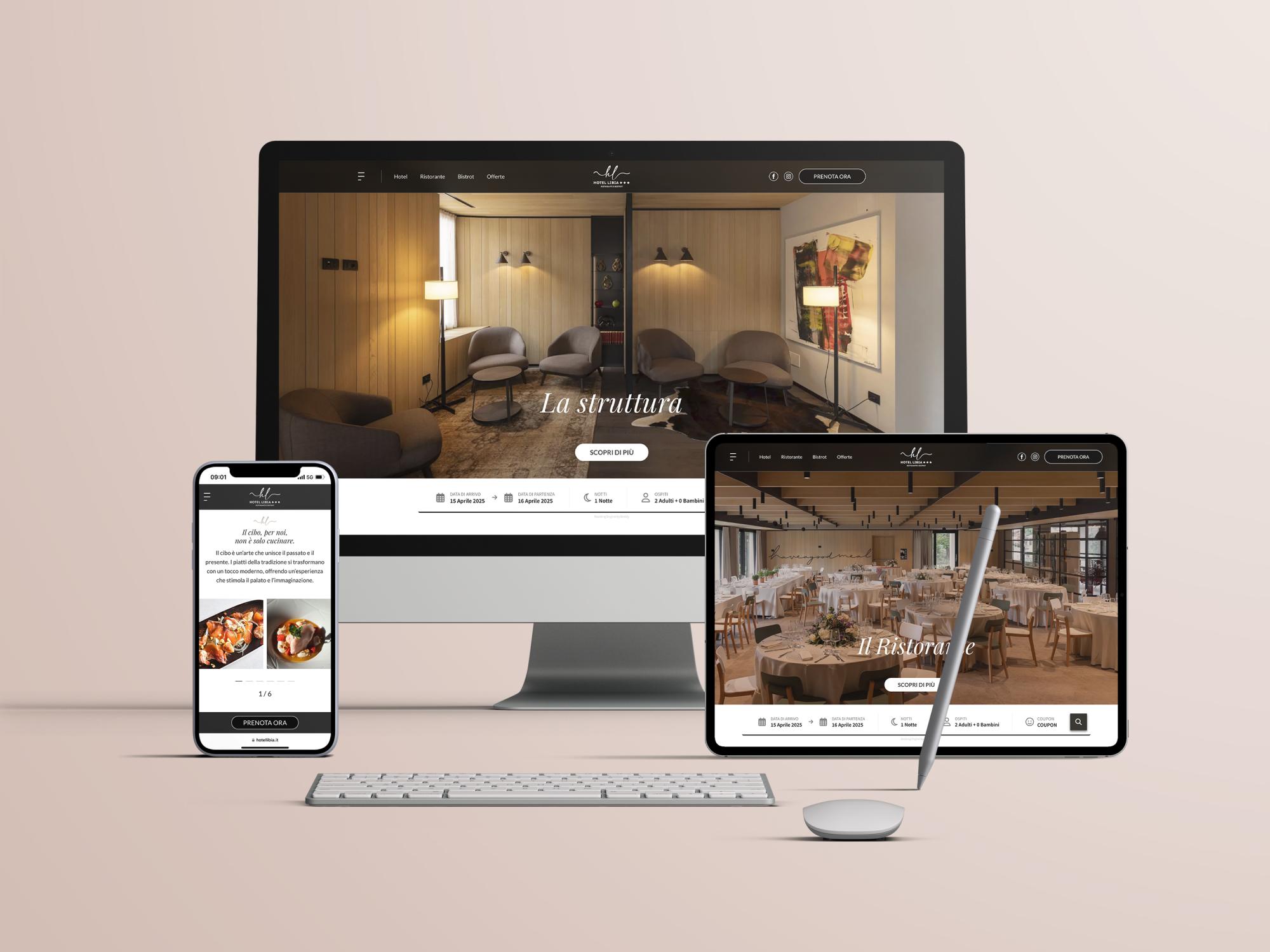 Hotel Libia - website