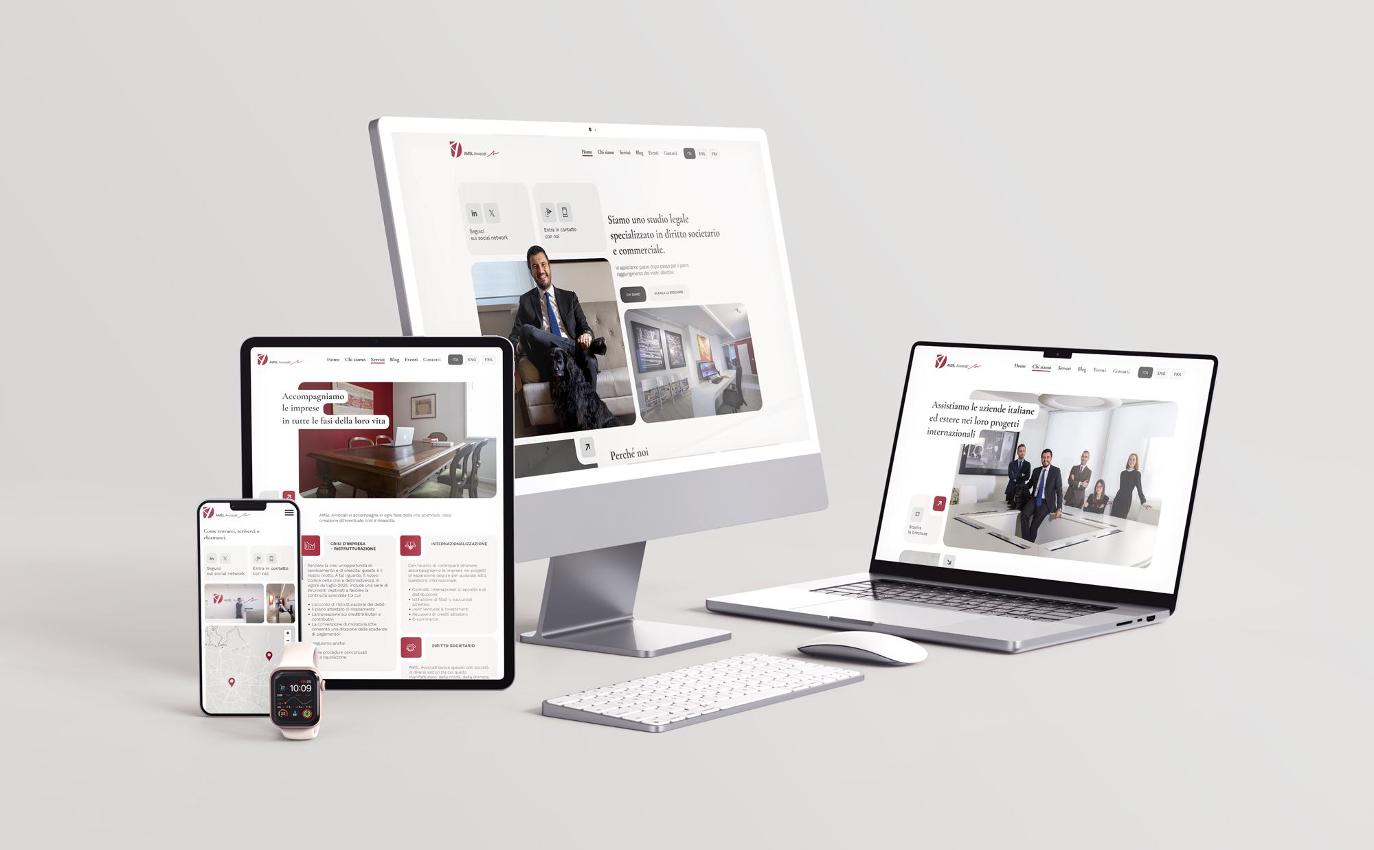 AMSL Avvocati - sito web