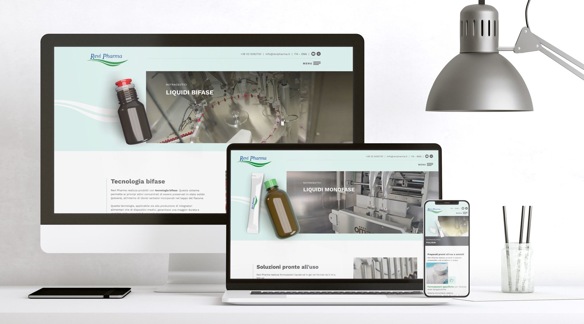 Revi Pharma - nuovo sito