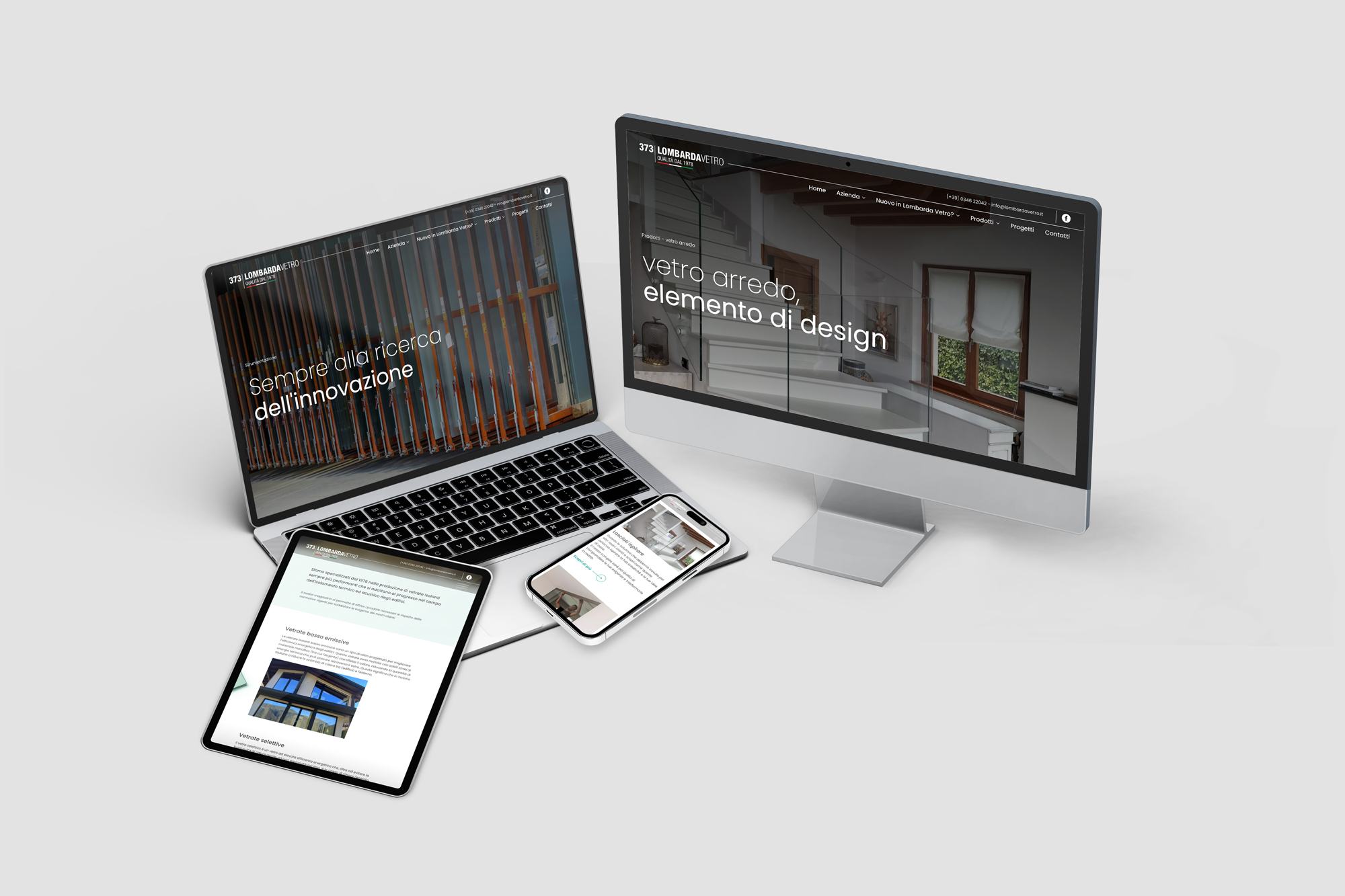 Lombarda Vetro - website