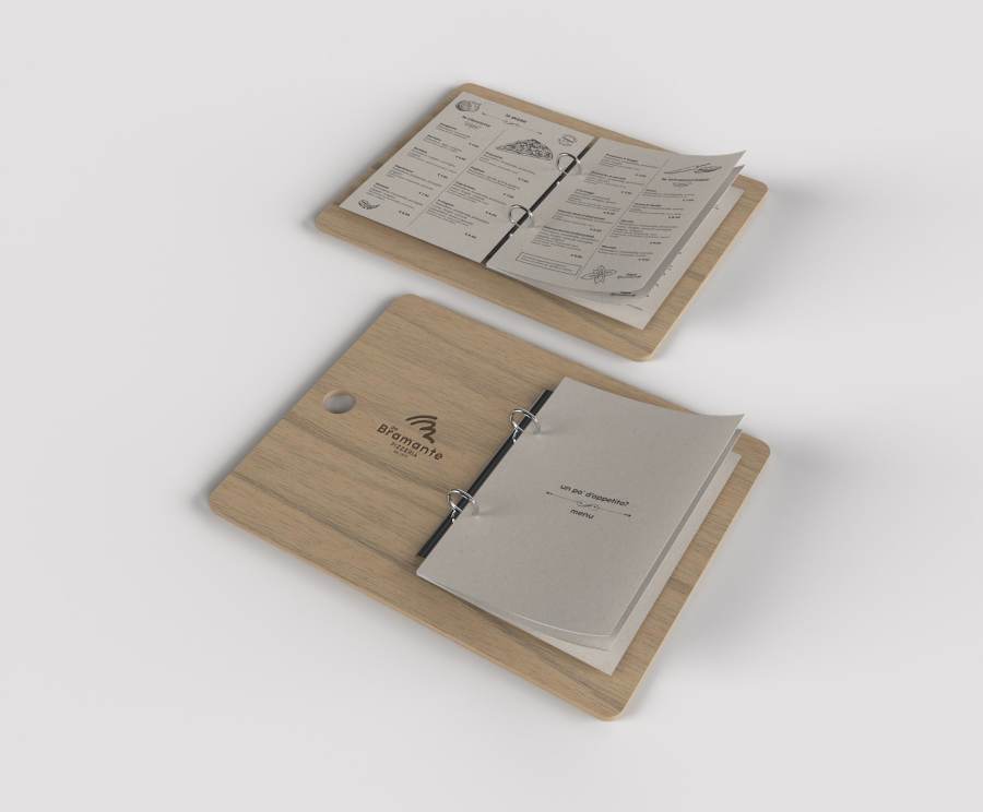 Da Bramante pizzeria - graphics