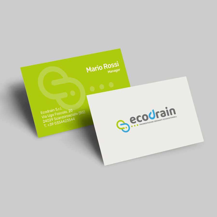Ecodrain - logo restyling