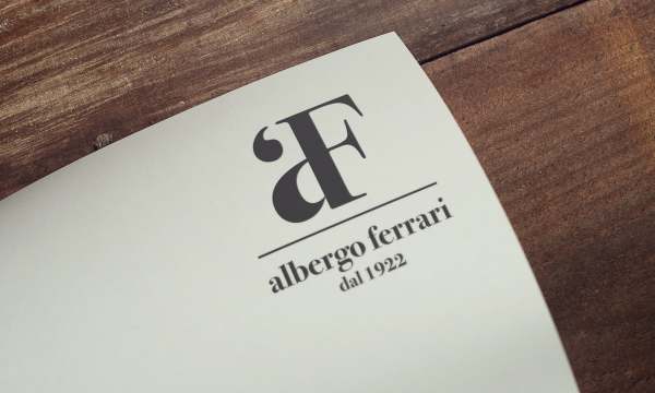 Albergo Ferrari - logo design