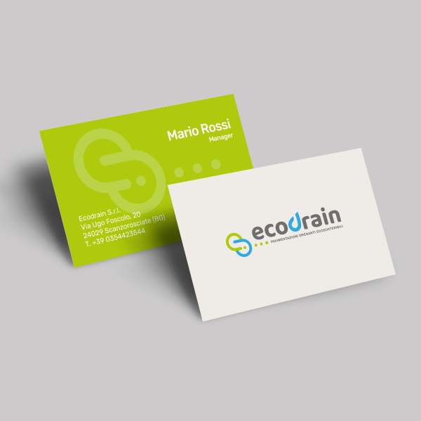 Ecodrain - logo restyling