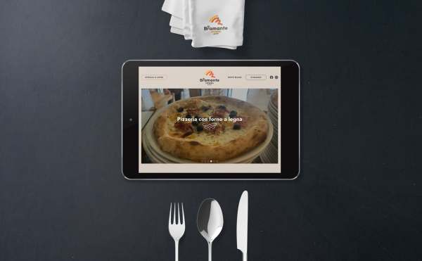 Da Bramante pizzeria - website